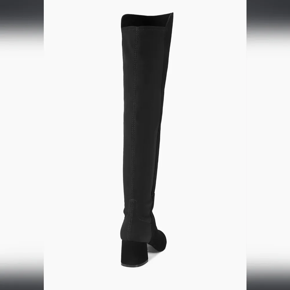 Stuart Weitzman knee high black seude boots - Picture 3 of 11